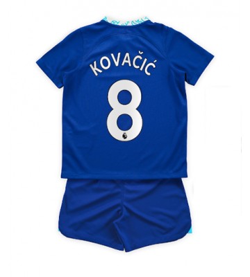Chelsea Mateo Kovacic #8 Hjemmedraktsett Barn 2022-23 Kortermet (+ Korte bukser)